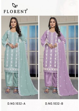 FLORENT 1032 A B SALWAR SUITS FANCY DESIGN