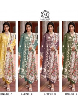 MARYAM 159 ABCD HIT DESIGN SHOPPING SALWAR SUITS 