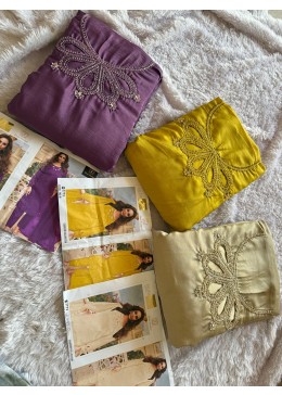 ZIAAZ DESIGNS 782 A B C CUTWORK PAKISTANI SUITS