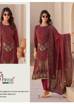 SHREE FABS KT 175 A LATEST PAKISTANI SUITS 