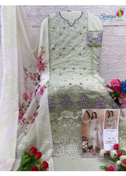 SANIYA TRENDZ 7003 RANG RASIYA VOL 07 SHOPPING PAKISTANI SUITS 
