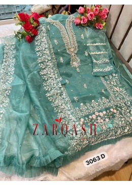 ZARQASH Z 3063 D PAKISTANI SUITS MANUFACTURER IN SURAT
