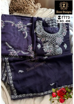ZIAAZ DESIGNS 496 LATEST DESIGN PAKISTANI SUITS