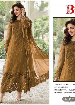 BILQIS B 143 C GEORGETTE COLLECTION PAKISTANI SUITS ONLINE