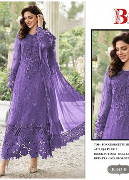 BILQIS B 143 D GEORGETTE COLLECTION PAKISTANI SUITS ONLINE SHOPPING