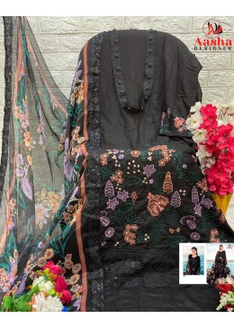 AASHA DESIGNER 1091 LATEST PAKISTANI SALWAR SUITS