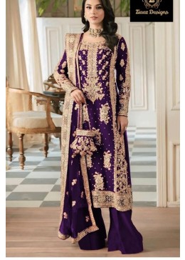 ZIAAZ DESIGNS 738 B WHOLESALE PAKISTANI SALWAR SUITS