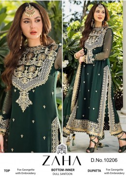ZAHA 10206 PAKISTANI SUITS DEALER