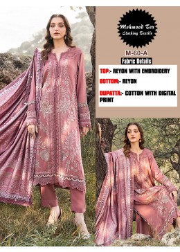 MEHMOOD TEX M 60 A PAKISTANI SUITS SINGLE