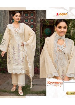 FEPIC ROSEMEEN C 1976 ORGANZA PAKISTANI SUITS