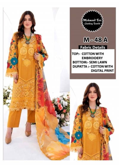 MEHMOOD TEX M 48 A LATEST PAKISTANI SALWAR SUITS