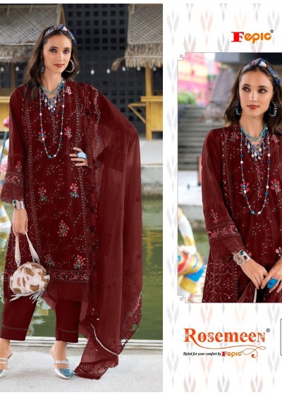 FEPIC ROSEMEEN 1934 B PAKISTANI SALWAR SUITS WHOLESALER BUY SURAT