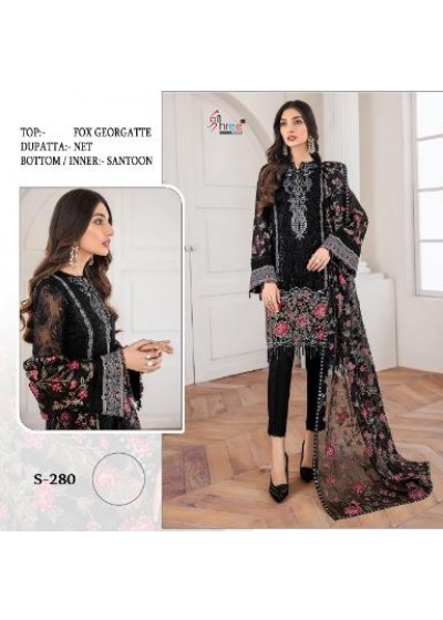 SHREE FABS D.NO S-280 PAKISTANI SUIT BRENDED SUIT