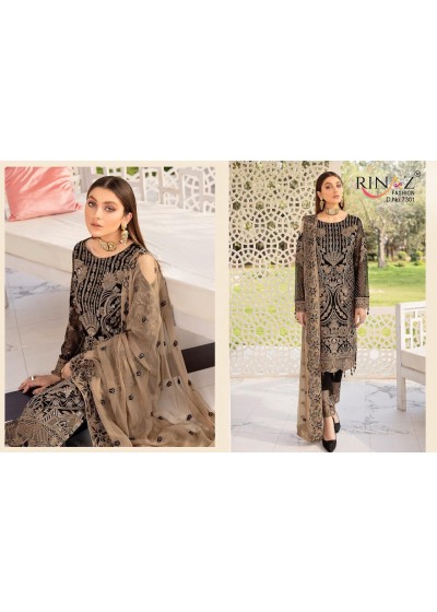 RINAZ FASHION RAMSHA VOL 7 D.NO 7301 PAKISTANI SUIT PREMIUM QUALITY COLLECTTION