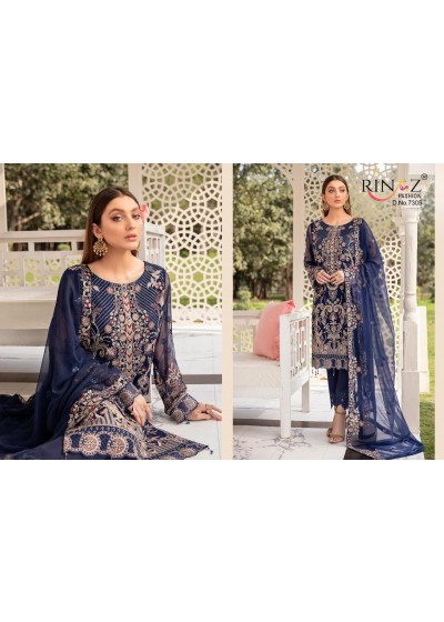 RINAZ FASHION RAMSHA VOL 7 D.NO 7305 PAKISTANI SUIT PREMIUM QUALITY COLLECTTION