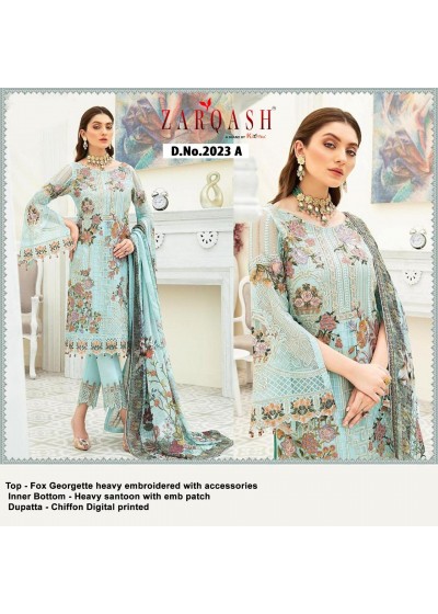 KHAYYARA ZARQAS D.NO 2023 A LETTEST PAKISTANI SUIT