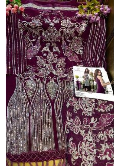 HOOR TEX EID COLLECTTION D.NO 18021-B LAWAAR KAMEEZ WHOLSAE PRICE