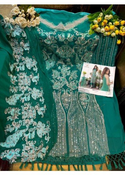 HOOR TEX EID COLLECTTION D.NO 18021-A LAWAAR KAMEEZ WHOLSAE PRICE