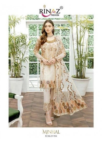 RINAZ FASHION MISHAL D.NO 3104 PAKISTANI SALWAAR KAMEEZ SINGAL PIECE AVAILABAL