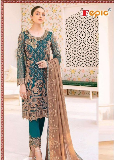 FEPIC ROSMEEN FLORENT D.NO.90003 PAKISTANI SUIT BEST WHOLSALE PRICE