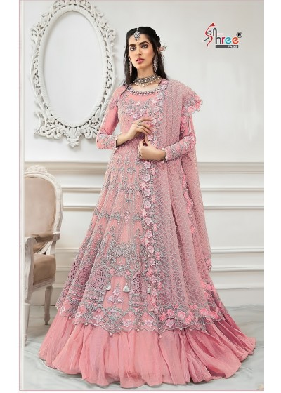 SHREE FAB D.NO S-108-C PAKISTANI SUIT WHOLSALER PRICE BRENDED SUIT