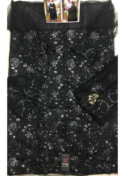 HOOR TEX 18002-C PAKISTANI SALWAAR SUITS HAVY NETT DUPATTA