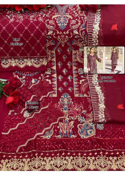 RINAAZ FASHION 7303 RAMSHA VOL-7 BRIDAL SALWAAR KAMEEZ COMMPANY PRICE