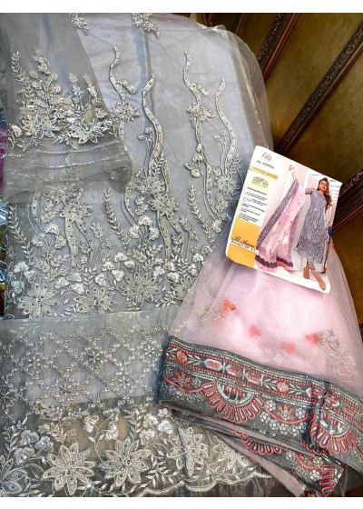 ALAMRA ZF-11 GREY PAKISTANI SUIT WHOLSALE PRICE
