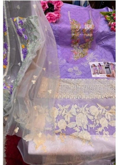 HOOR TEX SANA SAFINA PREIMIUM LAWN COLLECTTION 21005-B PAKISTANI SUITS SINGAIL PIESE AVAILABAL IN SURAT