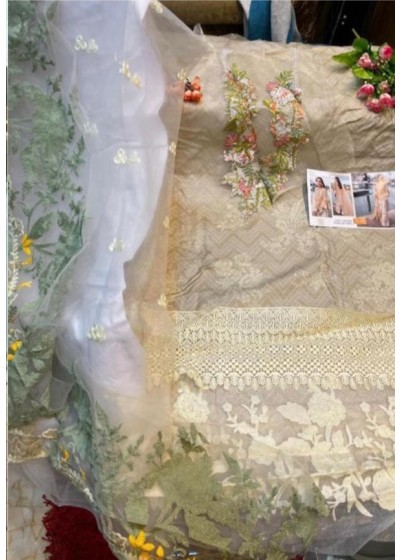 HOOR TEX SANA SAFINA PREIMIUM LAWN COLLECTTION 21005-C PAKISTANI SUITS SINGAIL PIESE AVAILABAL IN SURAT