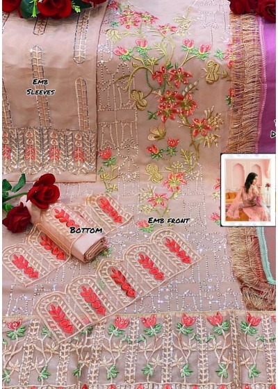 RINAZ FASHION 8702 BLOCK BUSTER VOL-12 FOX GORGETTE PAKISTANI SUIT
