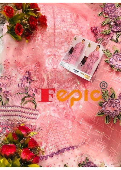 FEPIC 66012-C ROSMEEN BRQ PAKISTANI SUIT INNER SANTOON