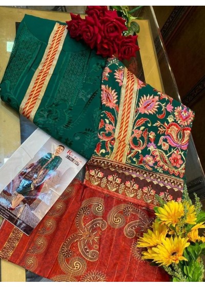 KHAYYIRA 1047 PAKISTANI SUIT GORGGETE