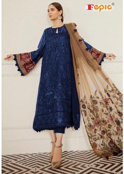 FEPIC 66007-E ROSMEEN BRQ PAKISTANI SUIT AVALABALE IN INDIA