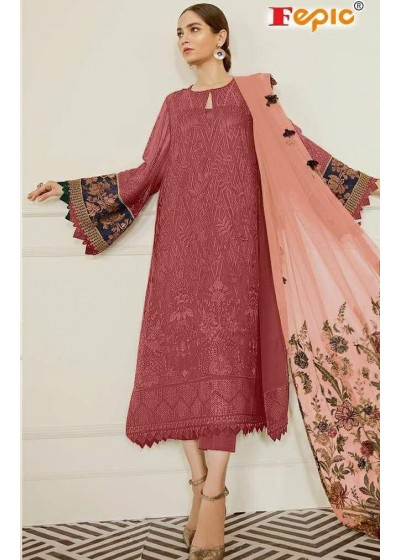 FEPIC 66007-L ROSMEEN BRQ PAKISTANI SUIT AVALABALE IN INDIA