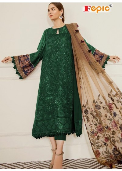 FEPIC 66007-C ROSMEEN BRQ PAKISTANI SUIT AVALABALE IN INDIA