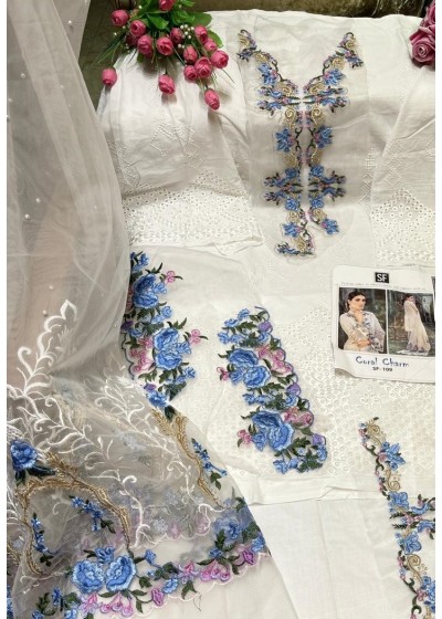 SF-109 CORAL CHARM CAMBRIC PAKISTANI SUITS