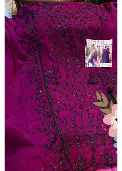 KHAYYIRA ZARQASH 2031 AZURE PAKISTANI SUIT AVAILABALE