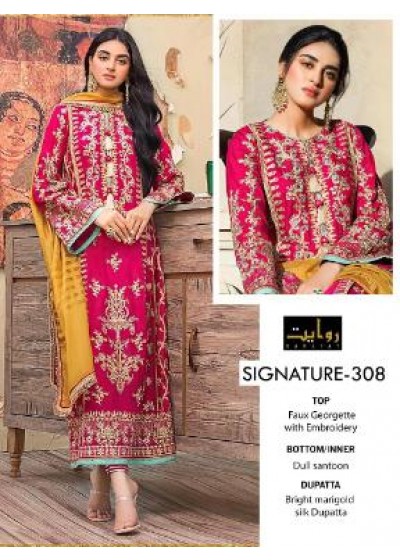 RAWAYAT SINGANURE-308 PAKISTANI SUIT IN INDIA