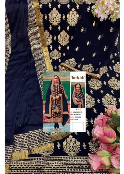 TURKISH M-1011 SALWAAR KAMEEZ BLOOMING