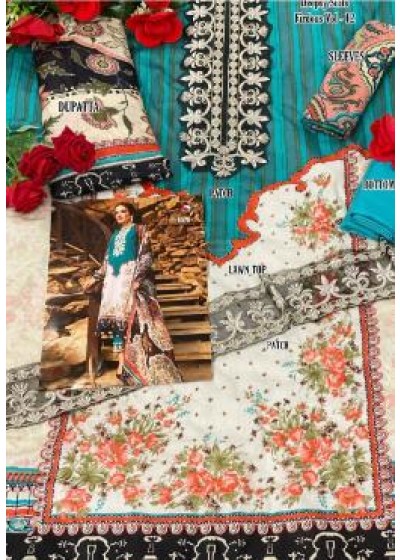 DEEPSY -1079-FIRDOUS-12 KARACHI SUIT LAWN COLLECTTION