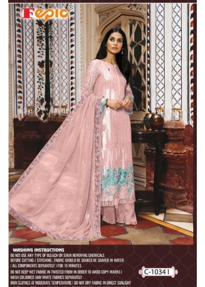 FEPIC C-1034 I ROSMEEN WHOLSALE PAKISTANI SUIT GERGGOTTE