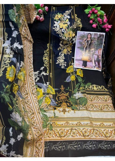 DEEPSY -1100-FIRDOUS URBANE-3 KARACHI SUIT CHIFFONE PRINT