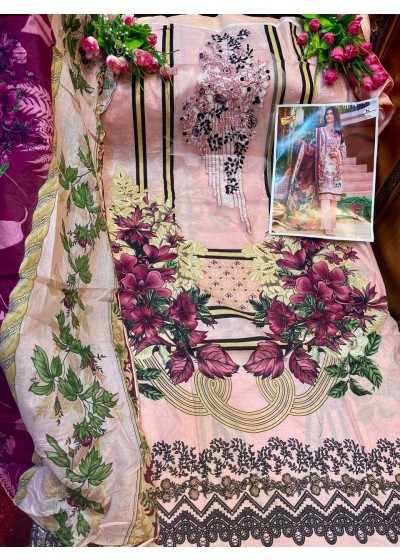 DEEPSY -1099-FIRDOUS URBANE-3 KARACHI SUIT CHIFFONE PRINT