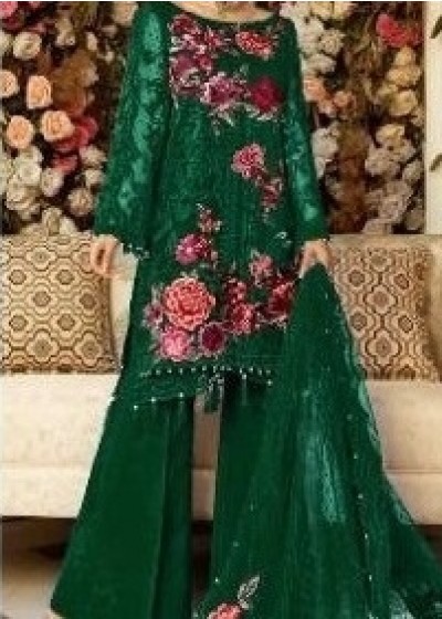 KHAYYIRA ZARQASH EID FESTIVE COLLECTION 2036-B PAKISTANI SUITS BUTTERFLY NET DEALER