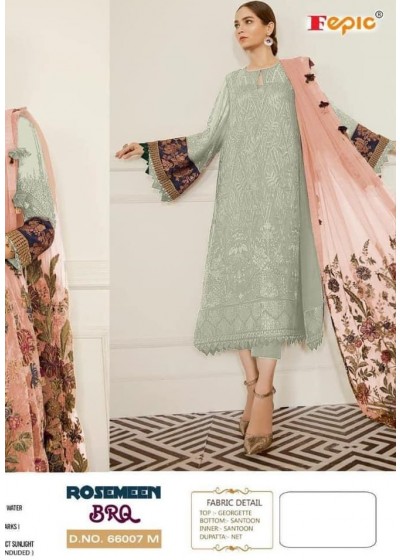 FEPIC 66007 M ROSMEEN BRQ PAKISTANI SUIT AVALABALE IN INDIA