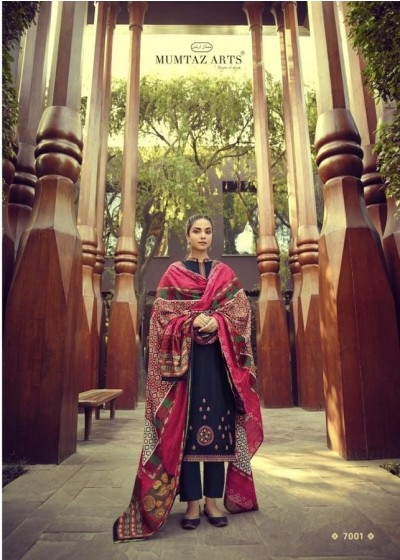MUMTAZ ARTS IKKAT PATOLA 7001 KARACHI SUITS IN SINGALE AVAILABALE