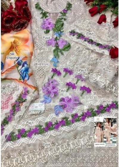 AL AMRA ZF ANAYA LAWN-13 CHIKKANKARI COLLECTTION SALWAR KAMEEZ WHOLSALE