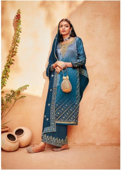 EBA LIFESTYLE RANG BANDHEJ VOL-2 1287 HEAVY SATIN LATEST SALWAAR KAMEEZ