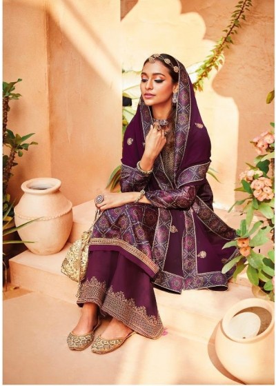 EBA LIFESTYLE RANG BANDHEJ VOL-2 1288 HEAVY SATIN LATEST SALWAAR KAMEEZ